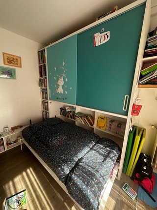 Cama Abatible con Armario