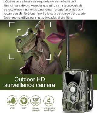 Cámara de Caza HC-801 PRO 4G 36MP 4K Sin Estrenar