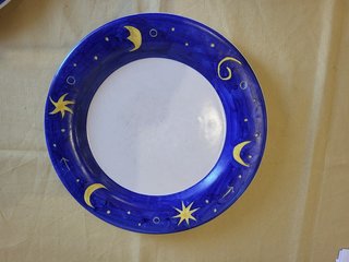 2 Pratos Estanzuela 28cm Lua e Estrelas
