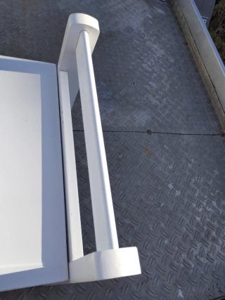 Banqueta Guarda Zapatos Blanca