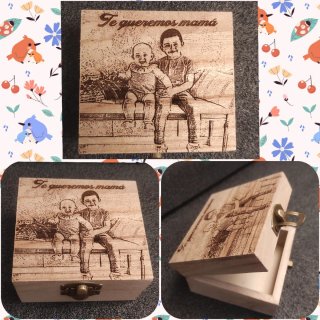Caja de madera personalizada