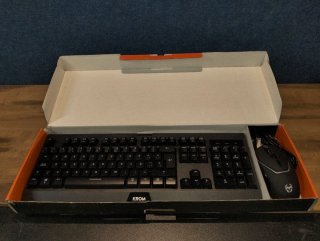 Kit gaming Teclado + Ratón inalámbrico Krom Kabala