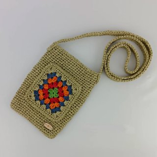 Bolso crochet pequeño estilo cartera