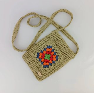 Bolso crochet pequeño estilo cartera