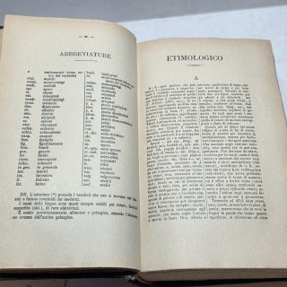Libro - M. A. Canini Dizionario Etimologico  1925