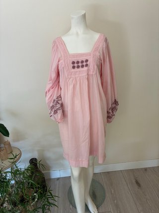 Vestido Flamenco Rosa Talla Única