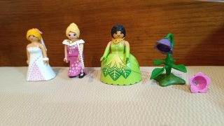 Conjunto 3 Muñecas Playmobil Princesas