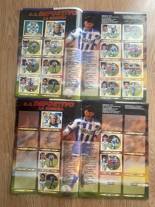 2 Álbumes Fútbol Liga 94-95