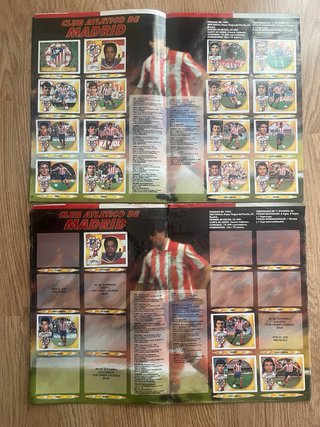 2 Álbumes Fútbol Liga 94-95