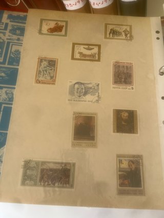 4 Álbumes Sellos Usados