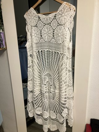 Chaleco TENA Crochet Blanco Talla Única