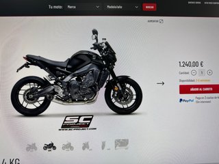 Escape SC Project Yamaha MT09