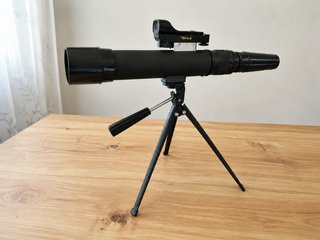 Telescopio BSA con trípode