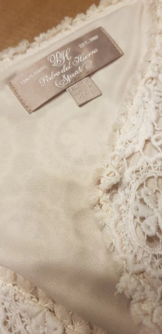 Vestido encaje beige Pedro del Hierro