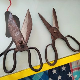 2 Tijeras Antiguas de Metal