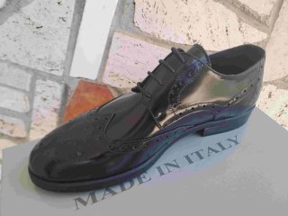 Scarpe uomo pelle 40 eleganti nere italy