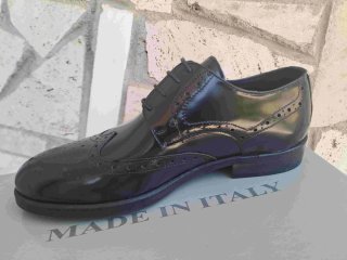Scarpe uomo pelle 40 eleganti nere italy