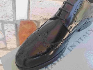 Scarpe uomo pelle 40 eleganti nere italy