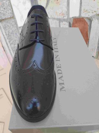Scarpe uomo pelle 40 eleganti nere italy