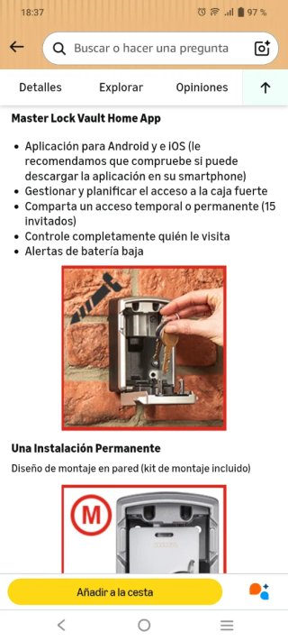 Caja Fuerte Llaves Master Lock Digital. LEER