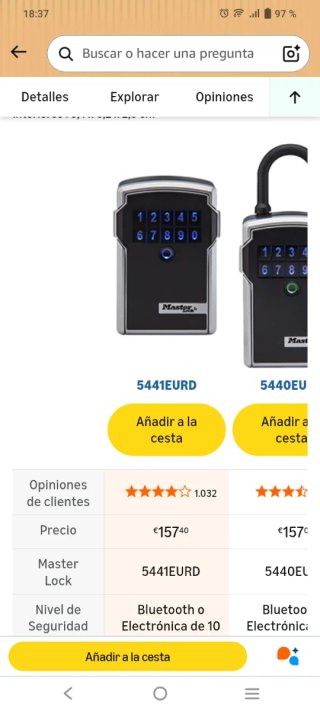 Caja Fuerte Llaves Master Lock Digital. LEER