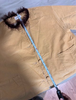 Chaqueta algodón y plumas