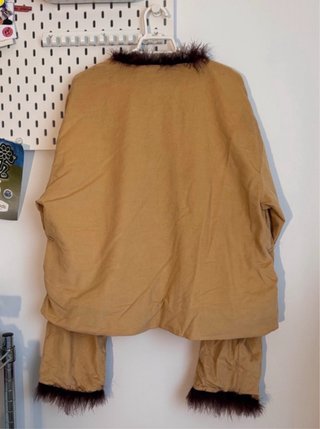 Chaqueta algodón y plumas