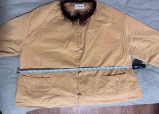 Chaqueta algodón y plumas