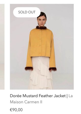 Chaqueta algodón y plumas