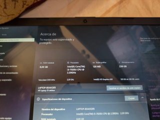 Portátil HP Blanco Plata 8GB 256Gb