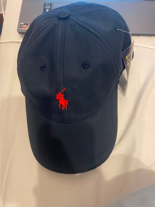 Boné Polo Ralph Lauren Preto e Vermelho