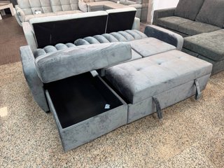 SOFÁ RECLINABLE GRIS + ARCÓN - ¡Nuevo a Estrenar!