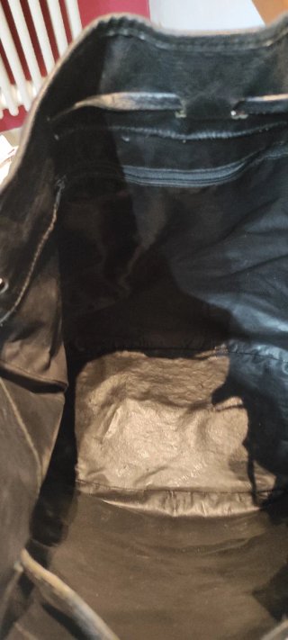 Borsa secchiello vera pelle