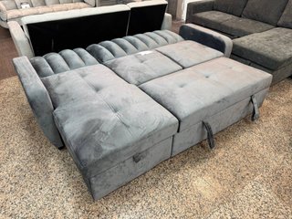 Muebles Salón: Sofá Multifunción Gris con Arcón