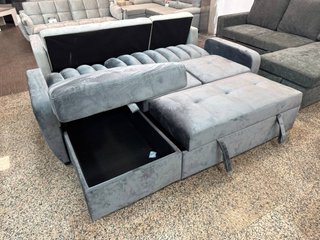 Sofá RECLINABLE GRIS + ARCÓN - Calidad Premium