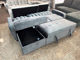 Chollo Sofá Chaise Longue Reclinable y Arcón