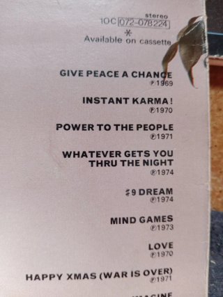 John Lennon The collection Los beatles