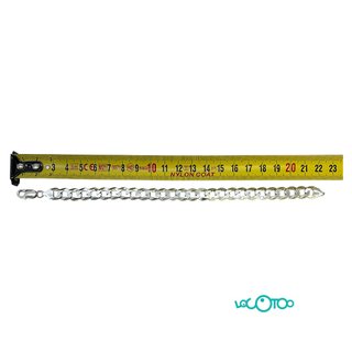 Pulsera Plata 925 Barbada Ancha 22.5cm 16g