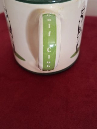 Coppia Mug Ceramica Golf Club Fiuggi Terme 1928