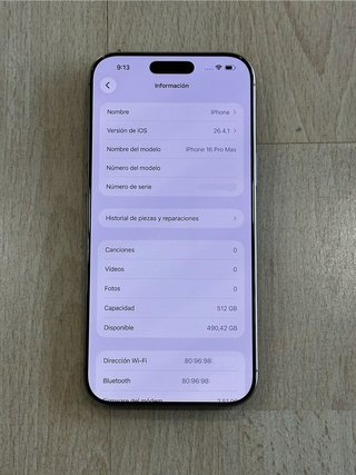 IPHONE 16 PRO MAX 512GB DESIERTO