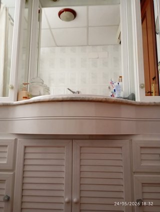 Mueble baño espejo lavabo