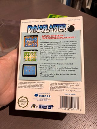Dynablaster Nintendo NES Arcade Como Nuevo