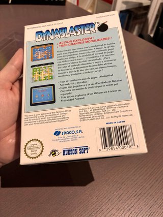 Dynablaster Nintendo NES Arcade Como Nuevo