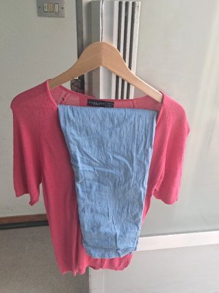 Jersey Zara Man Rosa Talla M