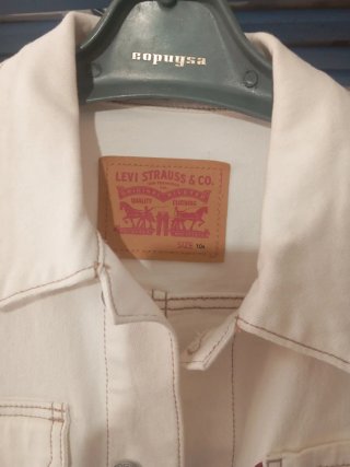 Chaqueta Levis Blanca Talla 10A