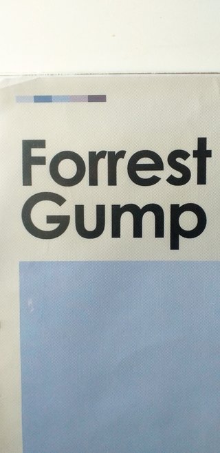 Lienzo película Forrest Gump 30 x 40 con marco