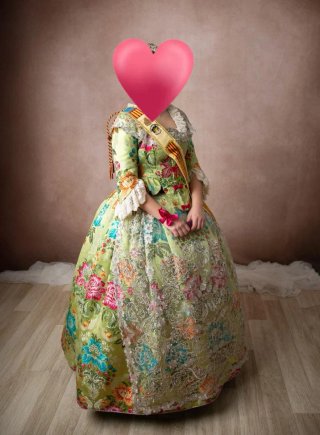 Traje Fallera Siglo XVIII Talla 38