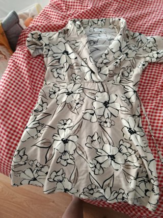 Vestido estampado floral mujer
