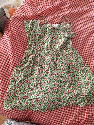 Vestido estampado floral mujer