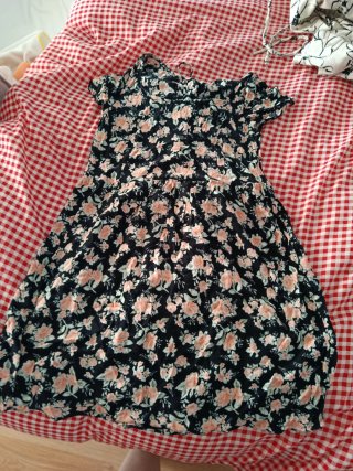 Vestido estampado floral mujer